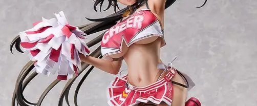 【画像】チアガールのフィギュア、下乳がエロすぎるｗｗｗｗｗ