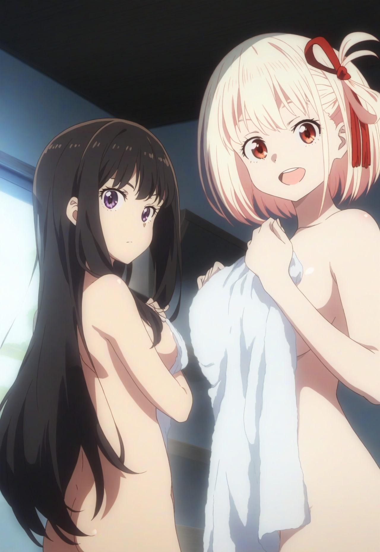 【画像】『リコリス・リコイル』のAI絵、公式絵の再現度99％に到達ｗｗｗｗｗ