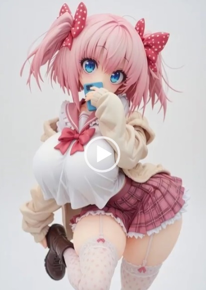 【動画】AIフィギュアのおっぱいの揺れ、エロすぎるｗｗｗｗ